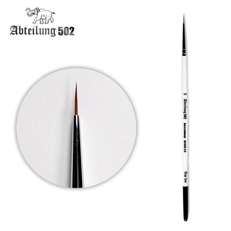 Abteilung 502 Top Line Marta Kolinsky 2/0 Brush