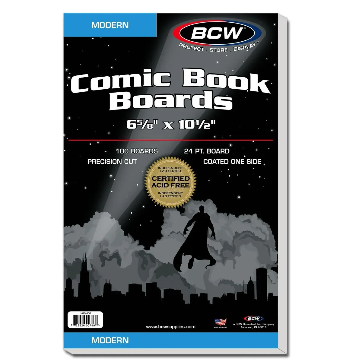 BCW 100 count Modern Comic Boards
