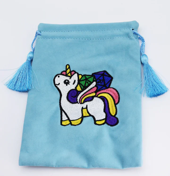 Foam Brain Dice Bag: Sparkles the Unicorn