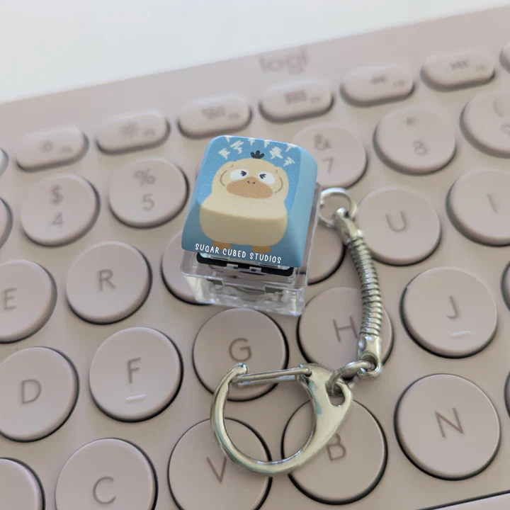 Sugar Cubed Studios Fidget Keycap Keychains