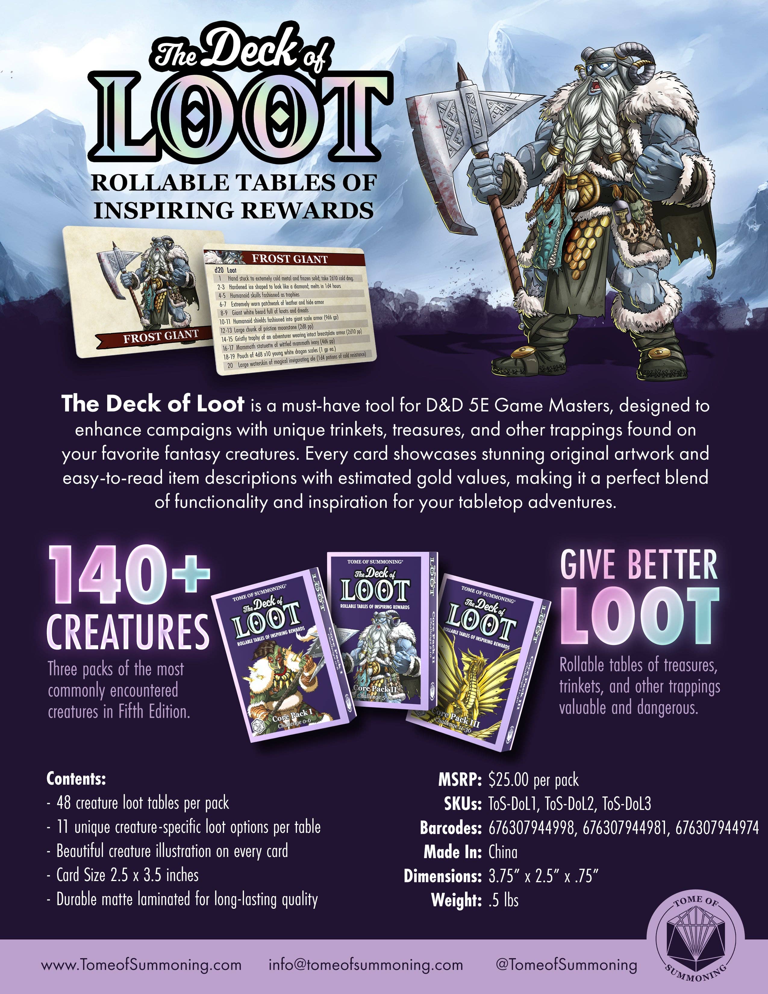 The Deck of Loot: Core Pack 1 - CR 0-6 - Image 9