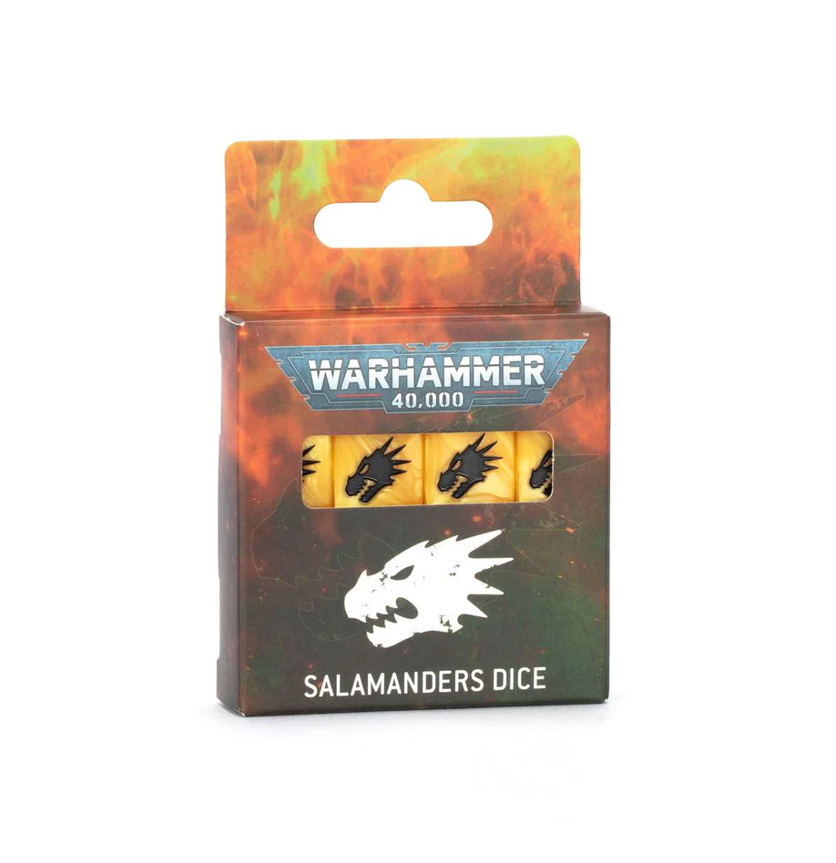 Warhammer 40k: Salamanders Dice Set
